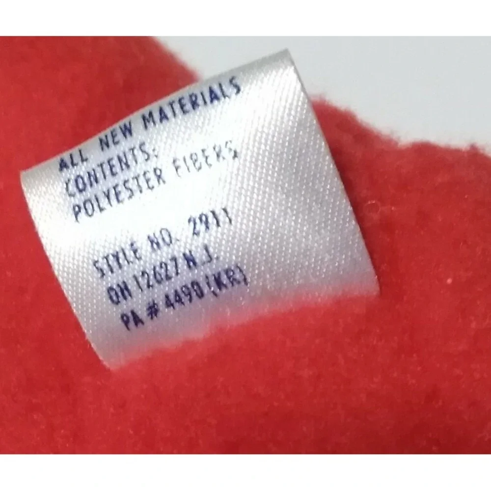 Carters Teddy Bear Plush Lying Down In Red PJs Prestige Toy Pajamas